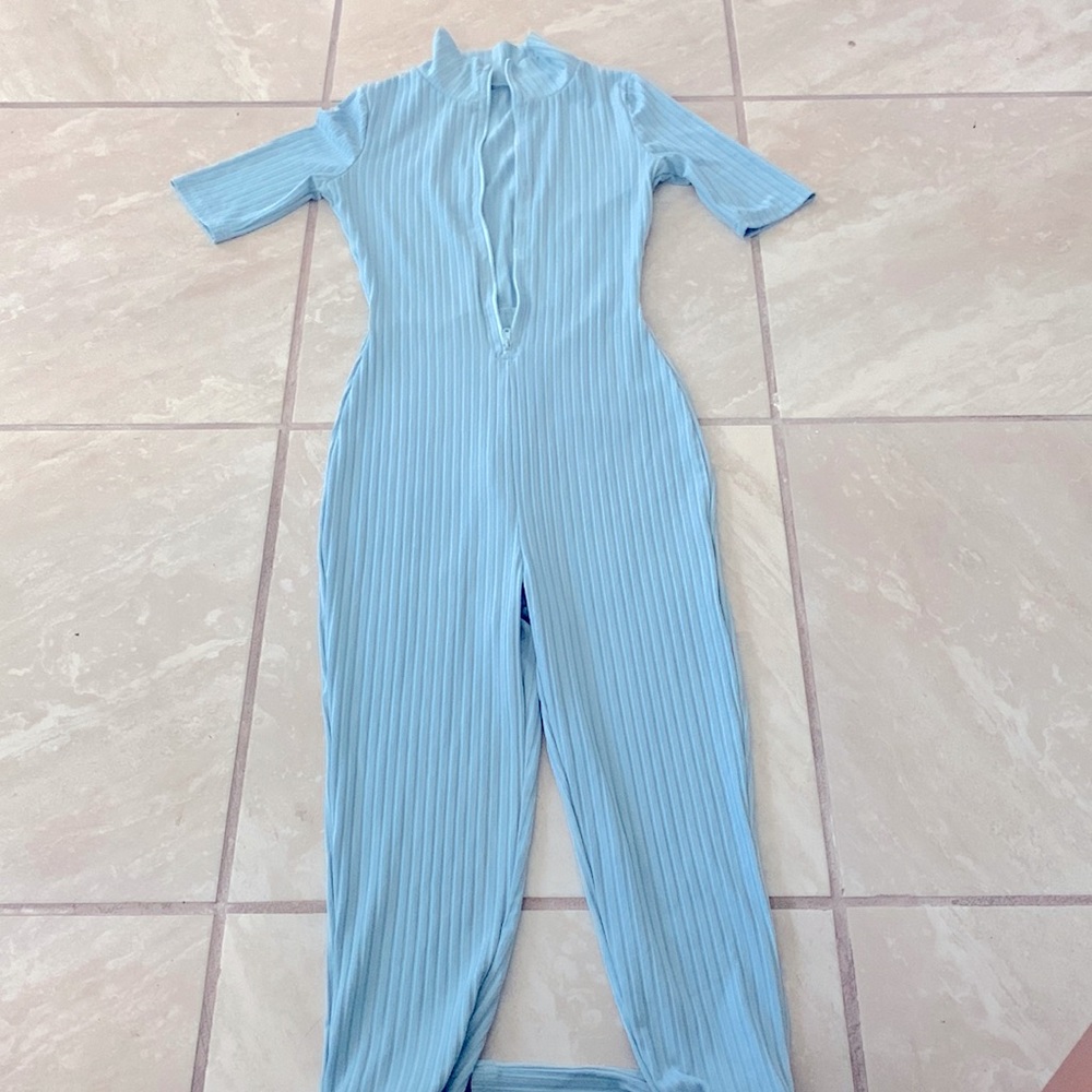 Baby Blue Rumper